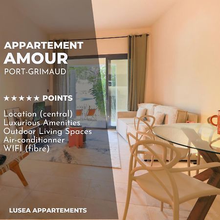 Appartement Amour Terrasse Sur L'Eau Grimaud Eksteriør billede